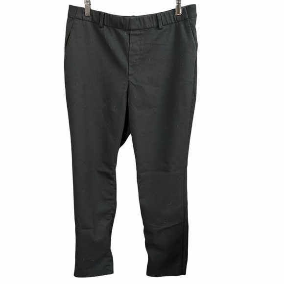 Uniqlo Women’s Smart Ankle Pants - Black Tapered Trousers - Picture 2 of 4